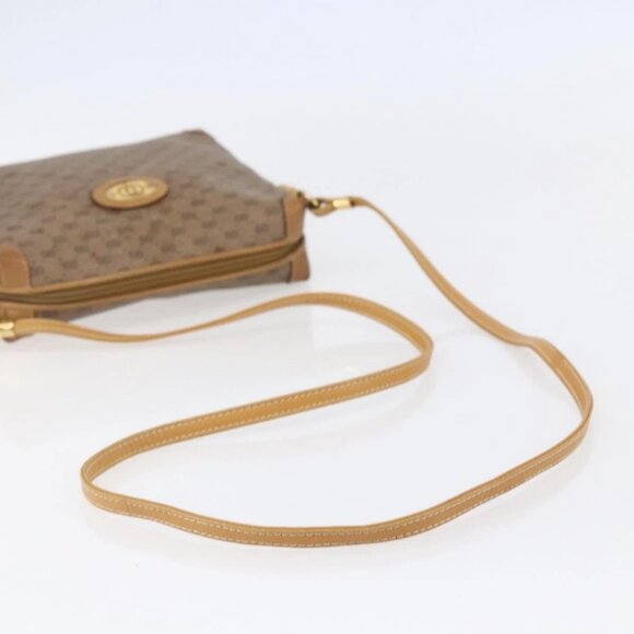 GUCCI Micro GG Supreme Shoulder Bag PVC Beige Gold 007 104 4916 Auth BA7113 - Picture 7 of 16